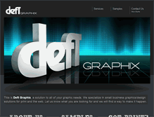 Tablet Screenshot of deftgraphix.com